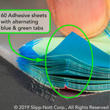3 Small Slipp-Nott 60-Sheet Replacement Mats (180 sheets total) 3 Small Slipp-Nott 60-Sheet Replacement Mats (180 sheets total)