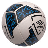 NEO SWERVE Soccer Ball White/Black/Blue - Size 4 - Angle