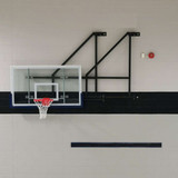 Wall Mounted Side Swing Basketball Unit - Space-Saving