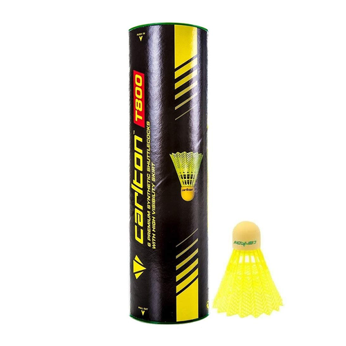 Carlton Tournament Nylon Shuttles (Yellow) - one tube