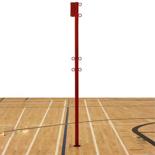Volleyball Centre Post - 2-3/8" (60mm) with Pulley and Eyes (LO-V722) Volleyball Centre Post - 2-3/8" (60mm) with Pulley and Eyes (LO-V722)