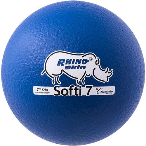 7" Rhino Skin Softi Low Bounce Foam Ball Blue (RS79)