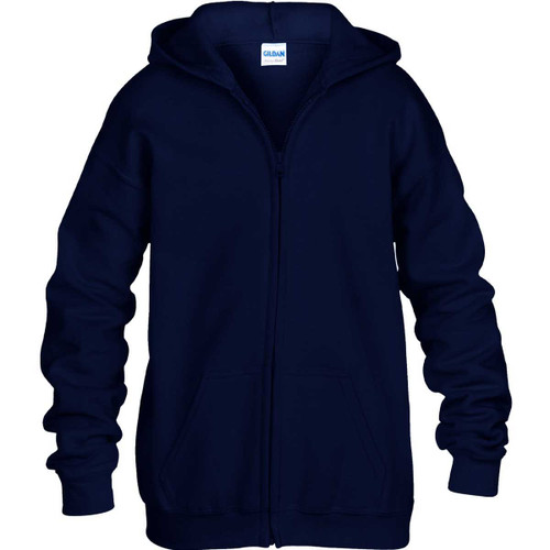 Gildan Heavy Blend Youth Full-Zip Hooded Sweatshirt (SS-18600B) Gildan Heavy Blend Youth Full-Zip Hooded Sweatshirt (SS-18600B)