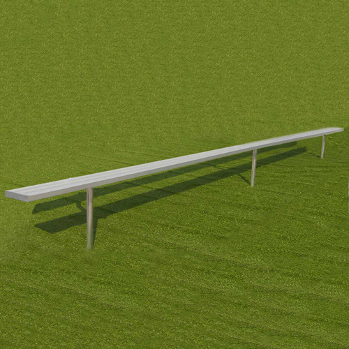 7' 6" Spectator Bench without Back, Inground (G.BE08IG)