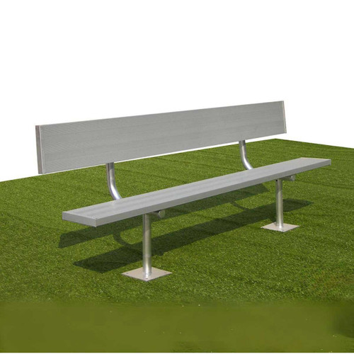 7' 6" Spectator Bench with Shelf, Portable (G.BE08PTWS)