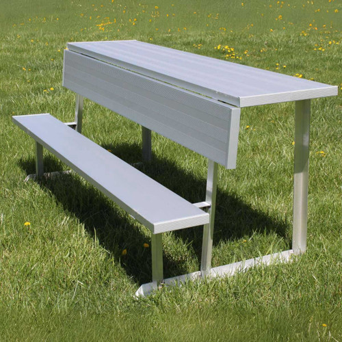 27' Spectator Bench With Shelf, Portable (G.BE27PTWS)