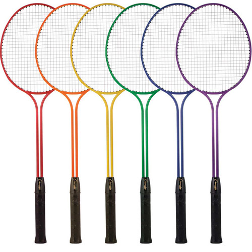 Durable Steel Shaft Badminton Racket - Red 26