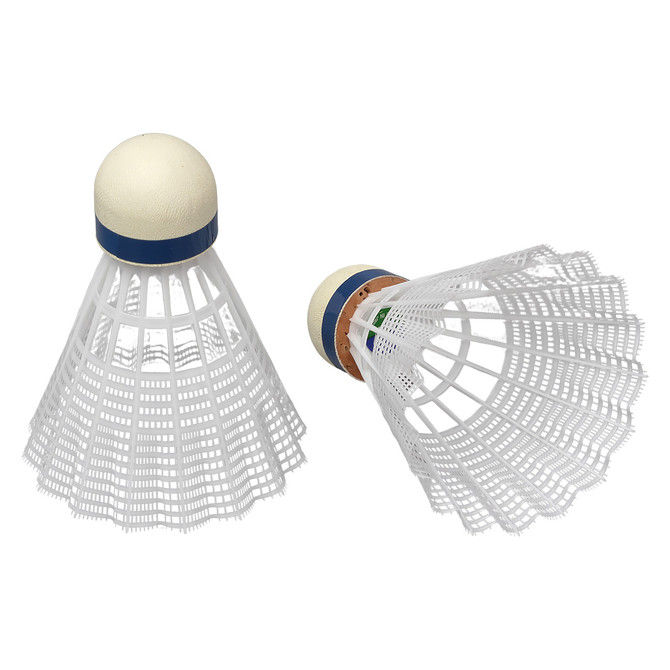 Mavis 300 Badminton Shuttles - Durable & White Dozen