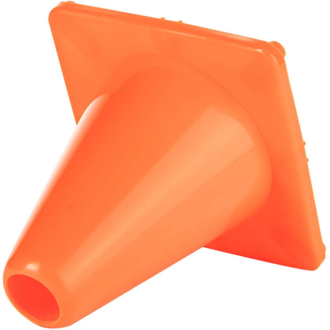 6" Sports Cone - Weighted Base