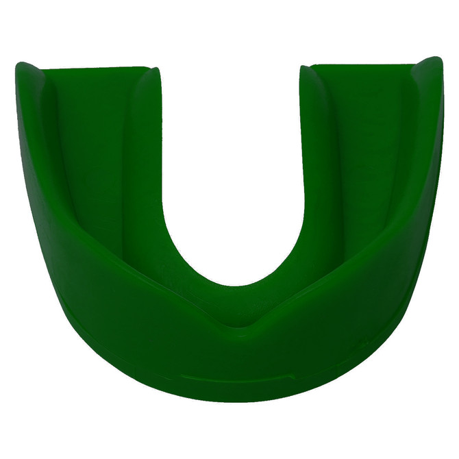 Mouthguard (no tab) - Green - Top View