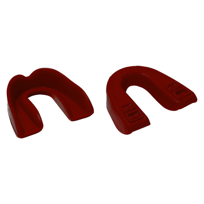 Mouthguard (no tab) - MAROON - Angle