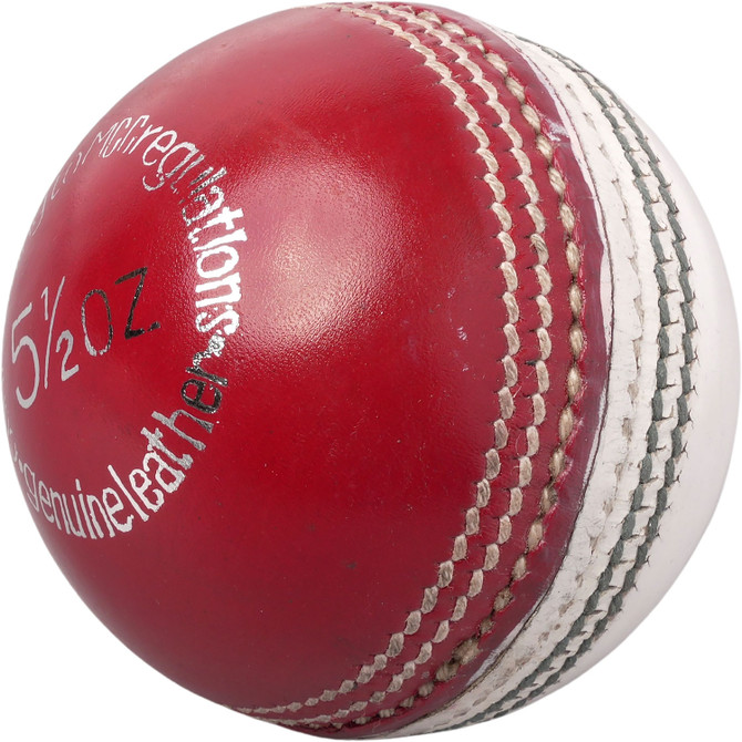 Coaching Cricket Ball - Red/White -Main View