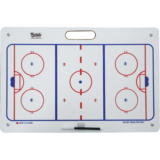 Wall-Mounted Hockey Coaching Board – 16" x 24" (HWCB)
