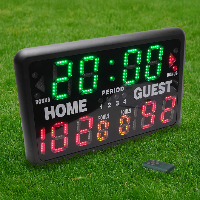 Indoor/Outdoor Tabletop Scoreboard & Timer