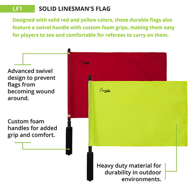 Linesman's flag set