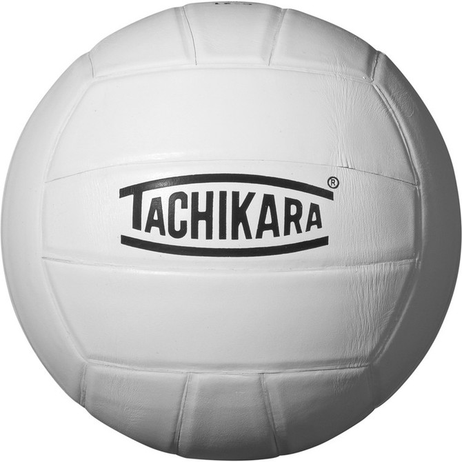 Tachikara Gold Leather Volleyball - Premium Competition Ball