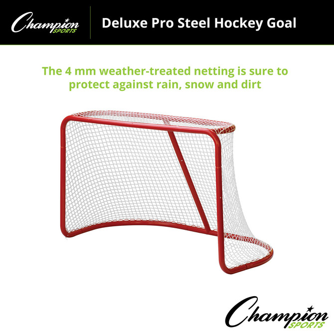 バイオレットGOALSTAND &SHADE SET WHAT WE WANT Deluxe Pro Hockey Goal - Official Size & Durable Design