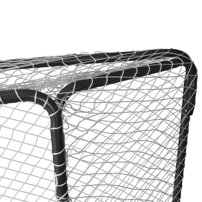 バイオレットGOALSTAND &SHADE SET WHAT WE WANT Folding Floor Hockey Frames w/Mesh Net, PAIR