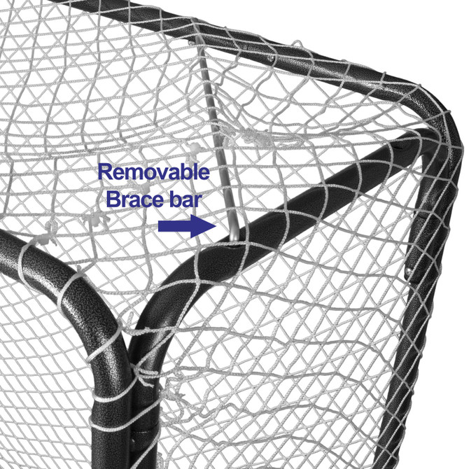 Folding Floor Hockey Frames w/Mesh Net, PAIR