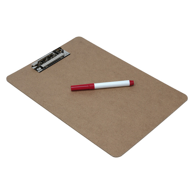 Badminton Coaching Board with Dry Erase Marker - Back