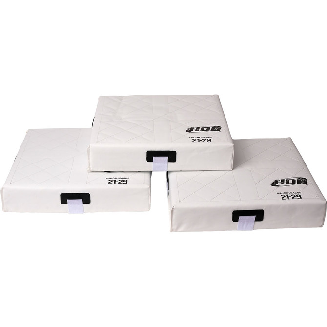 HDB Major League Base Set - 3 Bases - 15" x 15" x 3" - Stacked