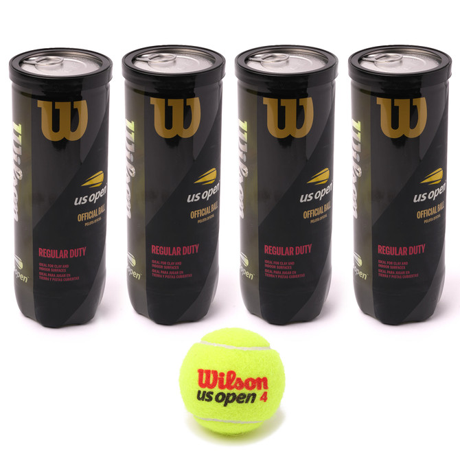 Tennis Balls Wilson U.S. Open Regular Duty 12 Pack