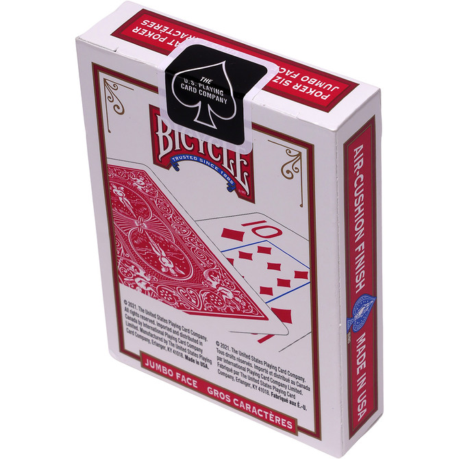 新品未開封 Bicycle Jumbo Index 6個セット Amazon.com: Bicycle Poker Standard Size Jumbo Face Index Playing