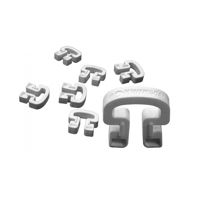 Kwik Goal Lock Net Clips 50/Pack - White (10B3201)