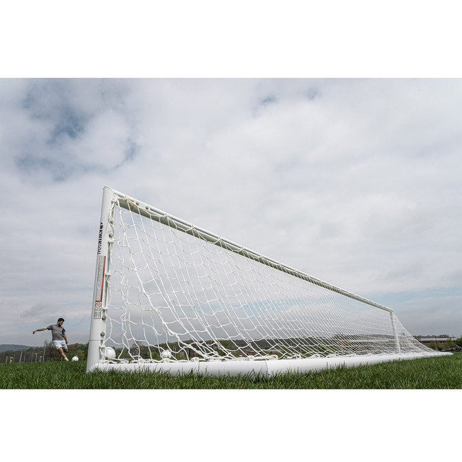Kwik Goal Finishing Goal on field - low view