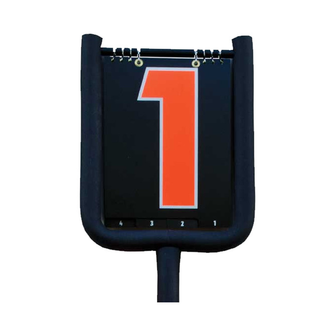 Football 8ft Chain Set with 7ft Flip Indicator Orange