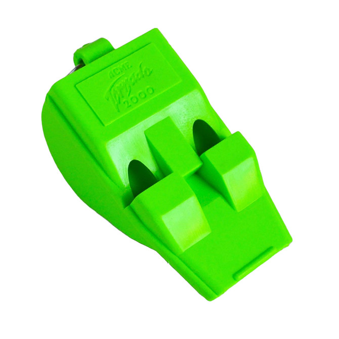 Pealess (No Cork Ball) Whistles - Acme Tornado 2000 - Green