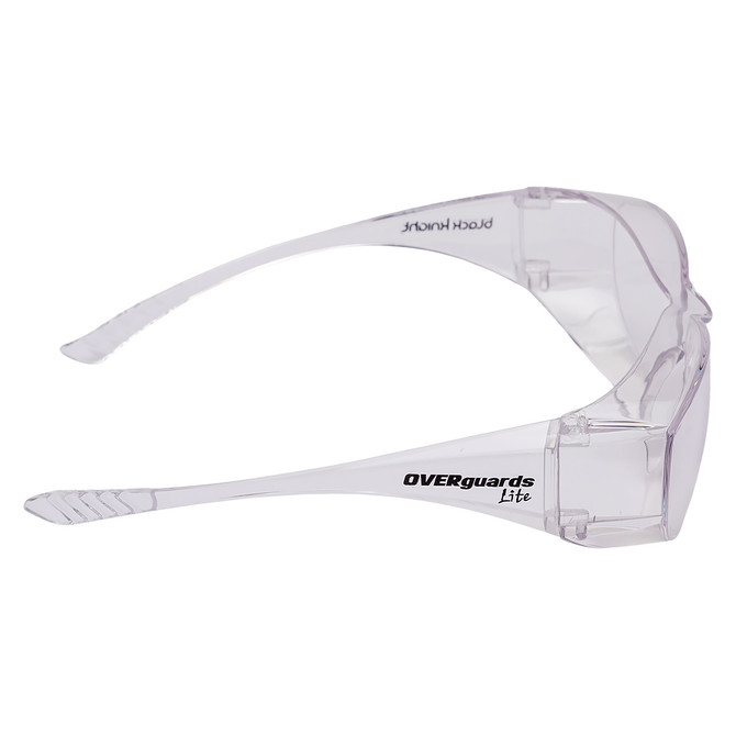 Black Knight Overguard Eyewear Institutional Clear Black Eyeguard
