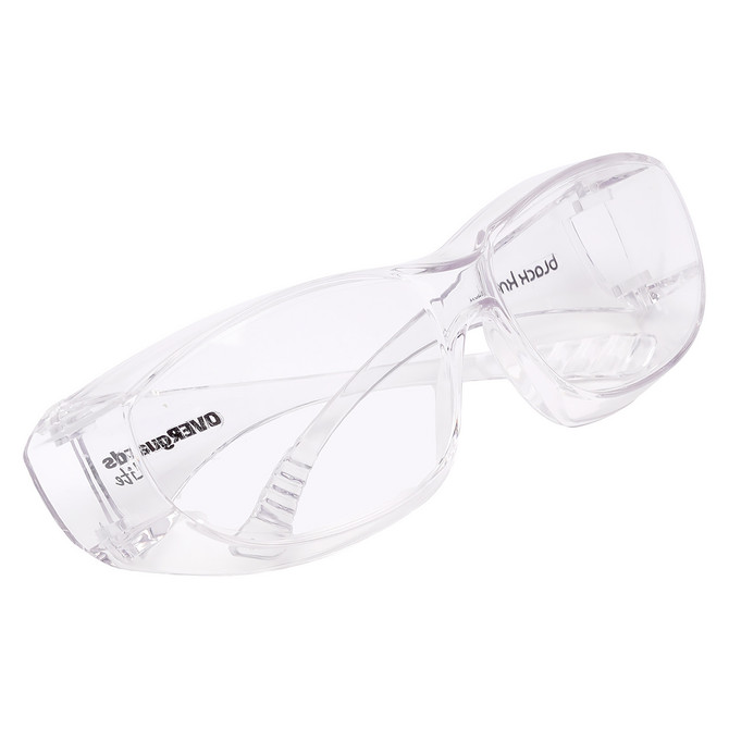 Black Knight Overguard Eyewear Institutional Clear Black Eyeguard