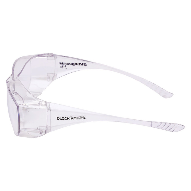 Black Knight Overguard Eyewear Institutional Clear Black Eyeguard