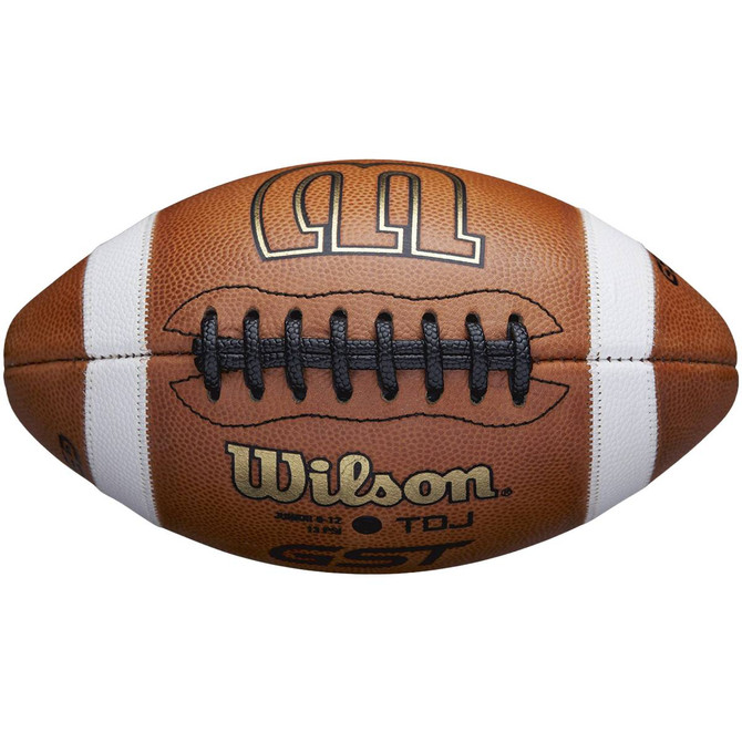 【新品】ウィルソンWilson フットボール GSTレザー（ユースサイズ） Wilson GST Youth Leather Game Football - Top Quality Play