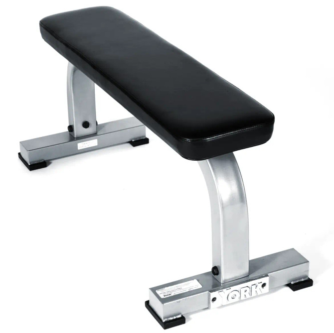 York STS Flat Bench - Angle View