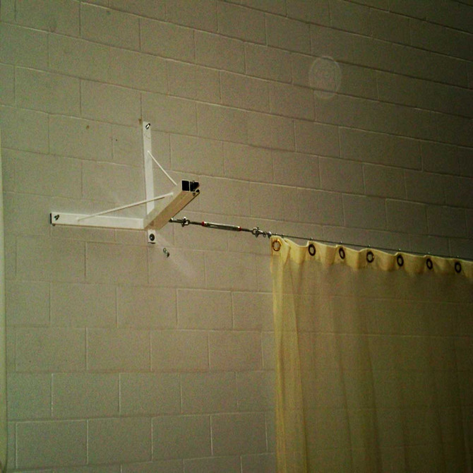 Wall Mounted Retractable Archery Net Brackets (LO-ANB1100)