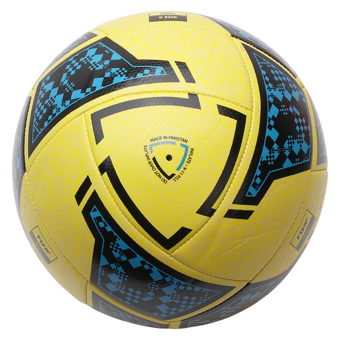 Umbro Neo Swerve Soccer Ball - Yellow/Black/Malibu Blue - Size 5 - Bottom