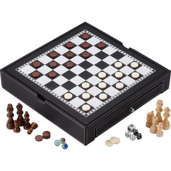 Chess, Checkers, Backgammon, Combo Set
