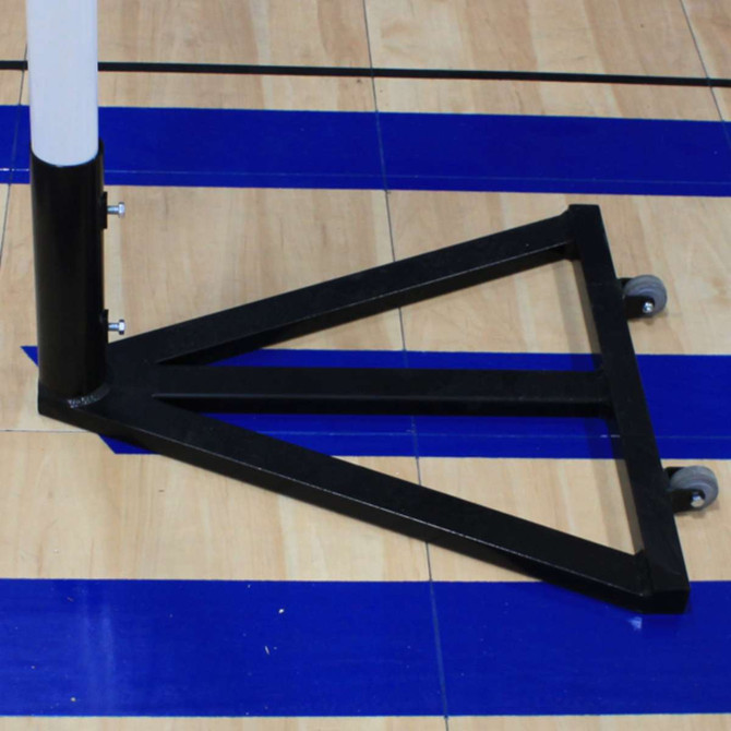 HOOPLA Portable Steel Netball System, Steel Base, 2.5" OD (G.8412)