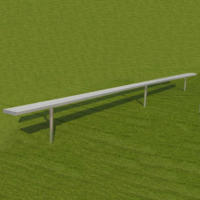 7' 6" Spectator Bench without Back, Inground (G.BE08IG)