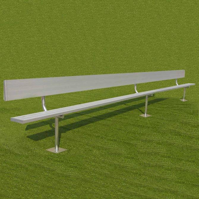 21-Foot Spectator Bench with Back (G.BE21IGWB)