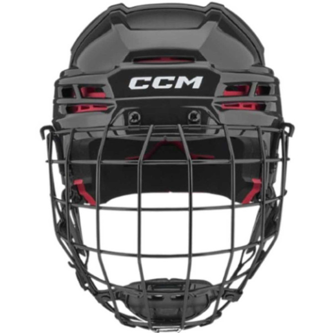 Casque De Hockey CCM Tacks 70 Combo Junior - Avec Visière FM70, Réglable Sans Outil, Tour De Tête 49-53.5cm