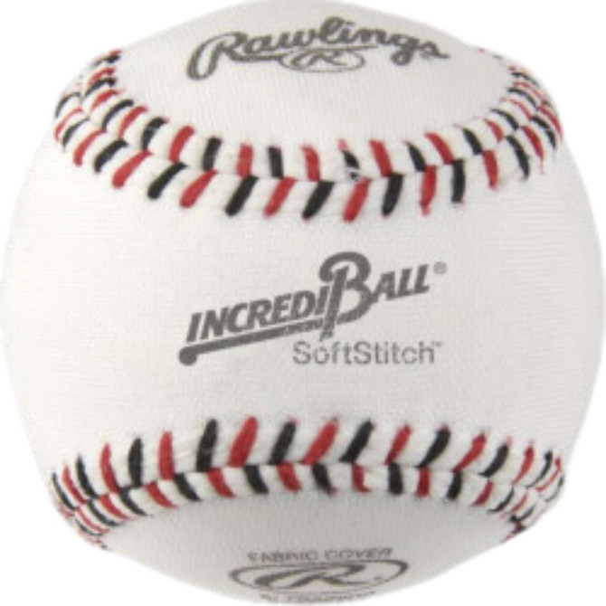 Rawlings Incredi-Ball 9-Inch White Softstitch Baseballs (RIB9SS)