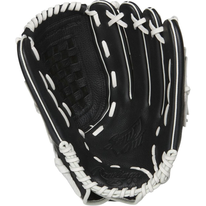 Rawlings Shut Out Series 13" Softball Glove (RHT), BK/ (RSO130BW)