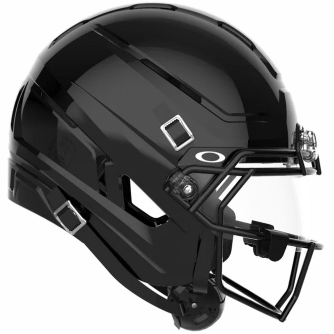 black football helmet profile Shadow Varsity The LIGHT LS2 Composite Varsity Football Helmet delivers all Sleek black American football helmet
