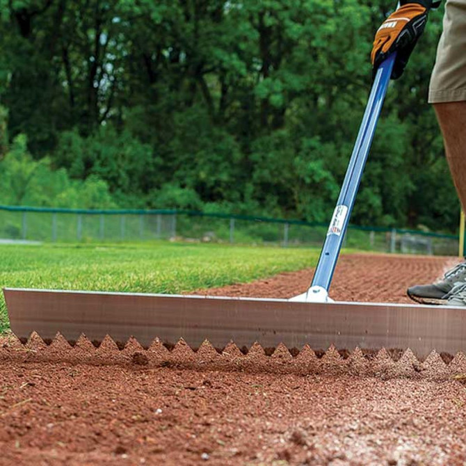 Infield Grooming Rakes for Baseball Fields