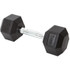 York 15 lb. Rubber Hex Dumbbell (Each)