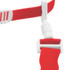 Sonic Flag Football Belt 42" - Red - Close Up - Attached
