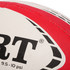Gilbert G-TR4000 Trainer Rugby Ball - Red - Size 5 - Close-Up View